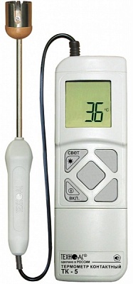 Термометр контактный ТК-5.01П с поверхностным зондом + чехол